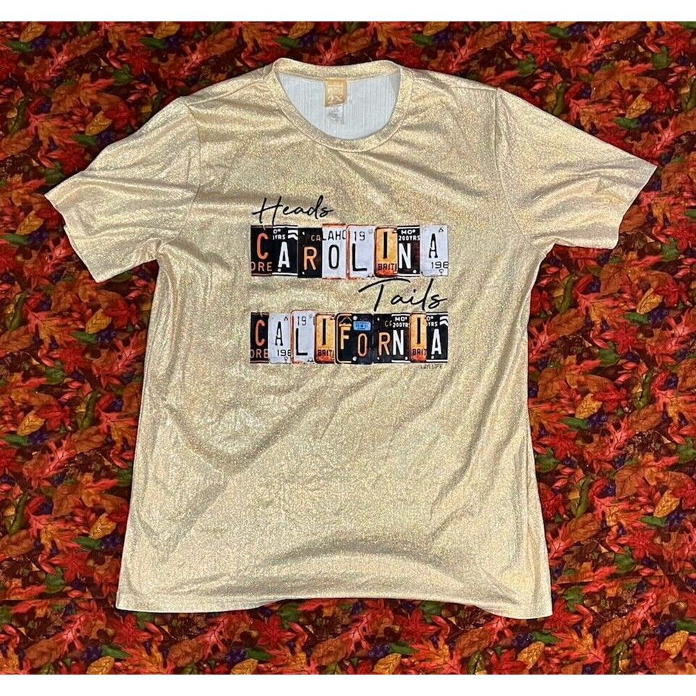 Women’s Scrap Work Boutique Heads Carolina Tails California Tee 2X